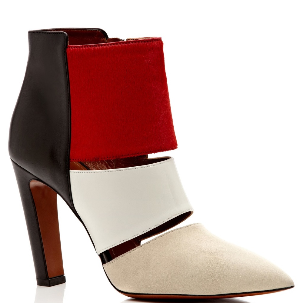 Calvin Klein Collection Nanette Suede Leather